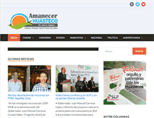 Tablet Screenshot of amanecerhuasteco.com